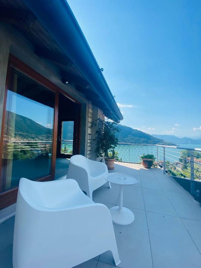 Vela Di Soleville Camere Con E Senza Vista Lago Con Ristorante & Pizzeria Sale Marasino Kültér fotó