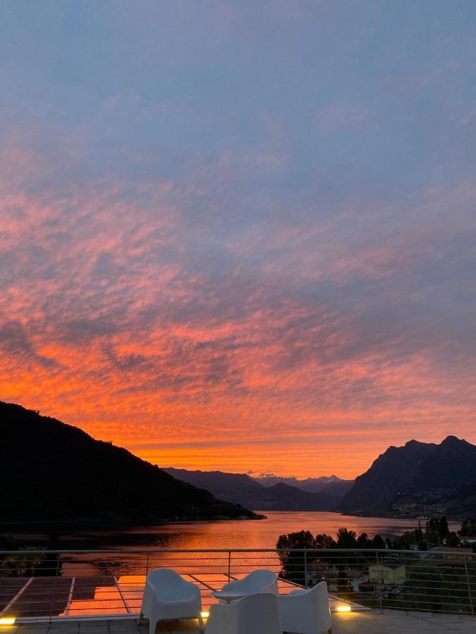 Vela Di Soleville Camere Con E Senza Vista Lago Con Ristorante & Pizzeria Sale Marasino Kültér fotó
