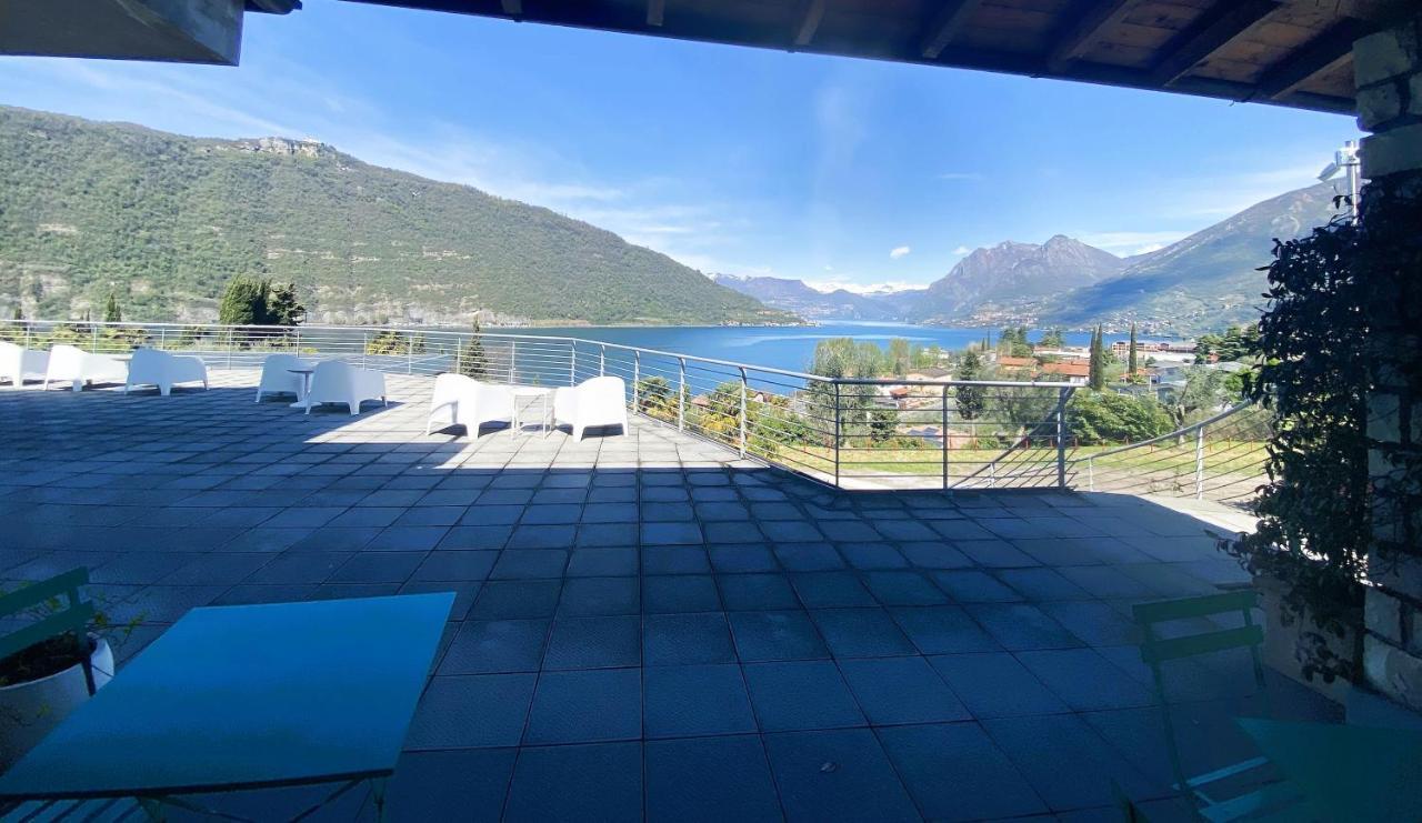 Vela Di Soleville Camere Con E Senza Vista Lago Con Ristorante & Pizzeria Sale Marasino Kültér fotó